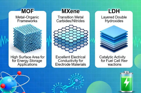 MOF, MXene and LDH: How Three Nanomaterials Empower the New Energy Industry