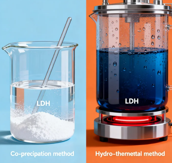 Co-Precipitation VS Hydrothermal Method: Which Is Better for LDH Preparation